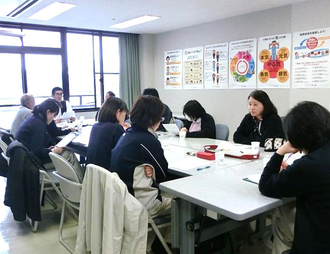 他機関ケアマネとの交流会の様子